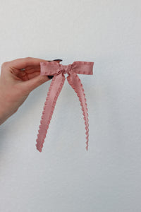 light pink hair bow