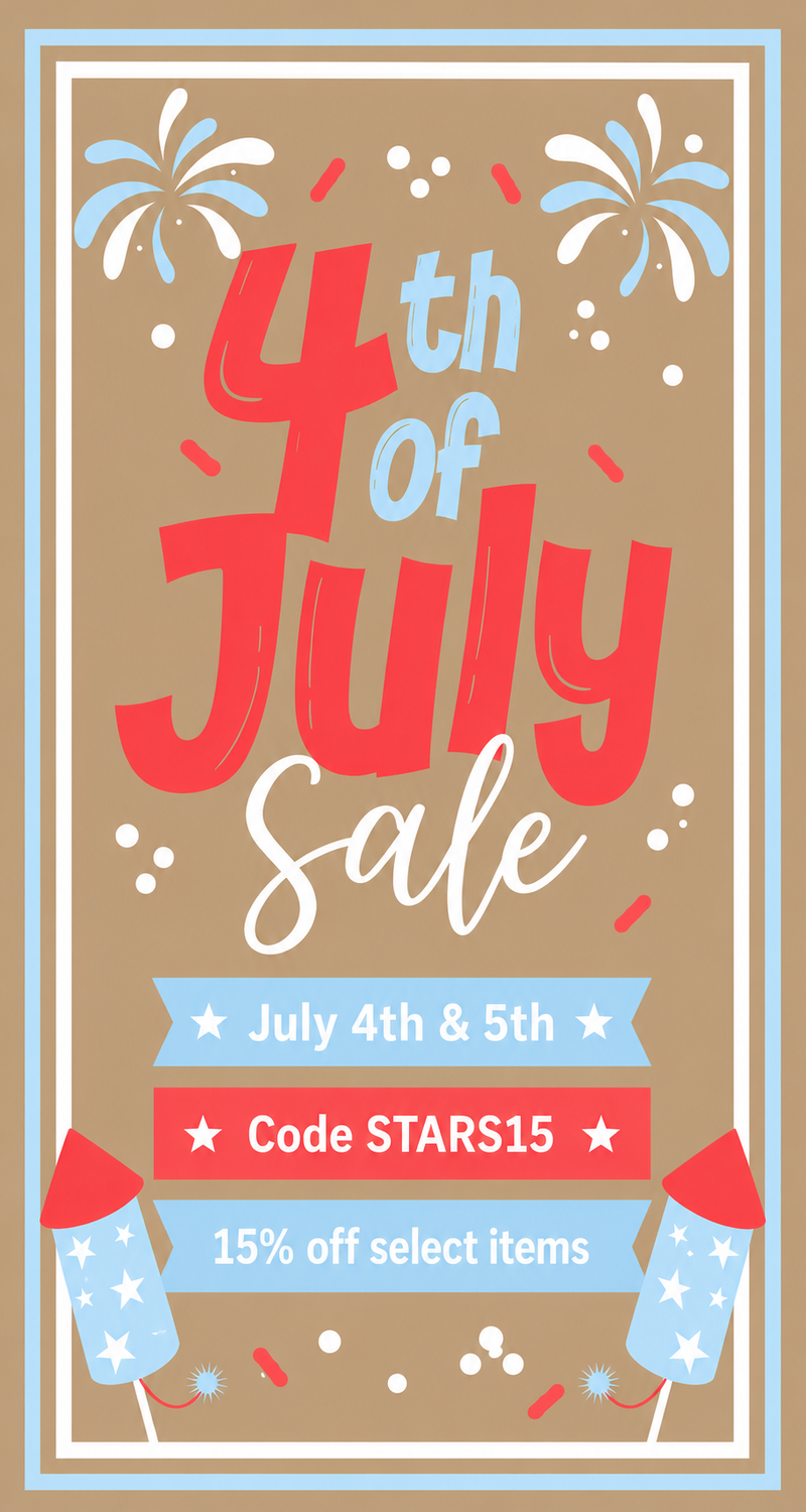 4th Of July Sale