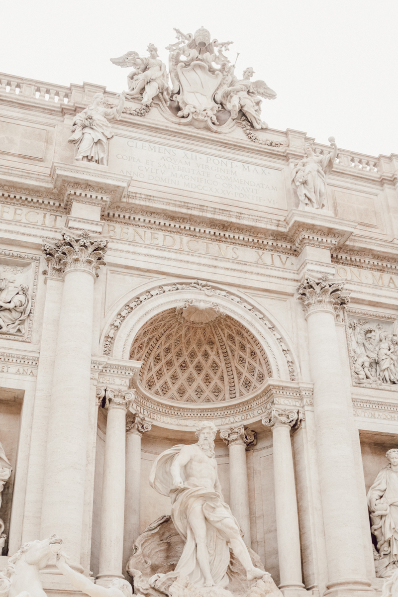 trevi fountain print