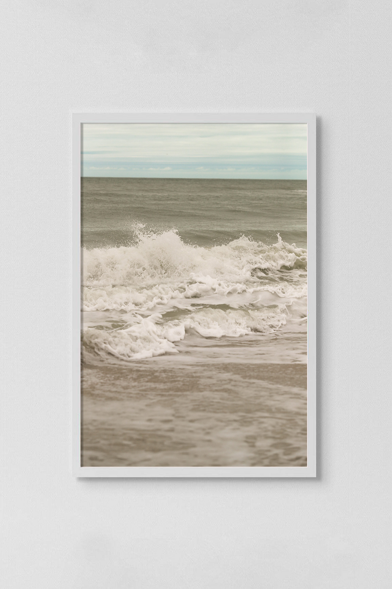 crashing waves print