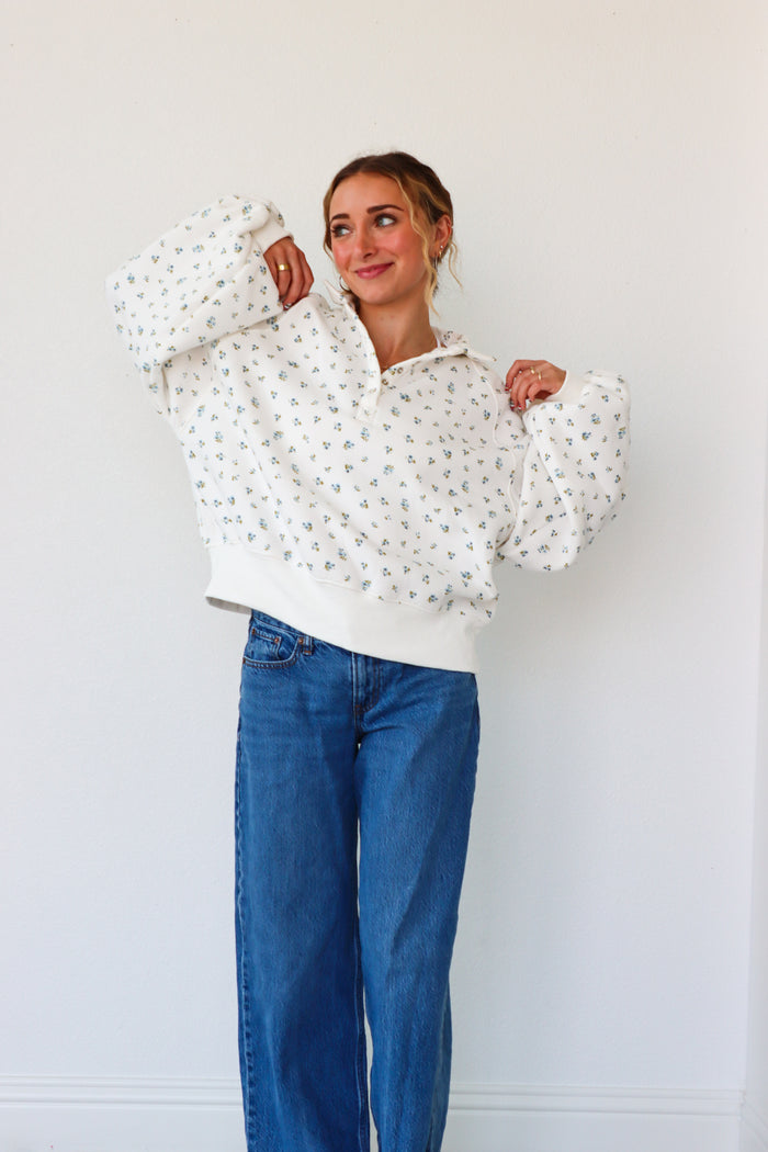Blue Blossom Sweatshirt