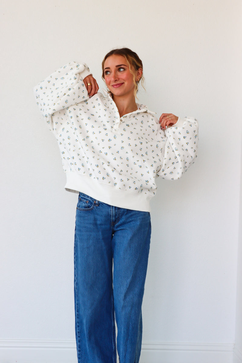 Blue Blossom Sweatshirt