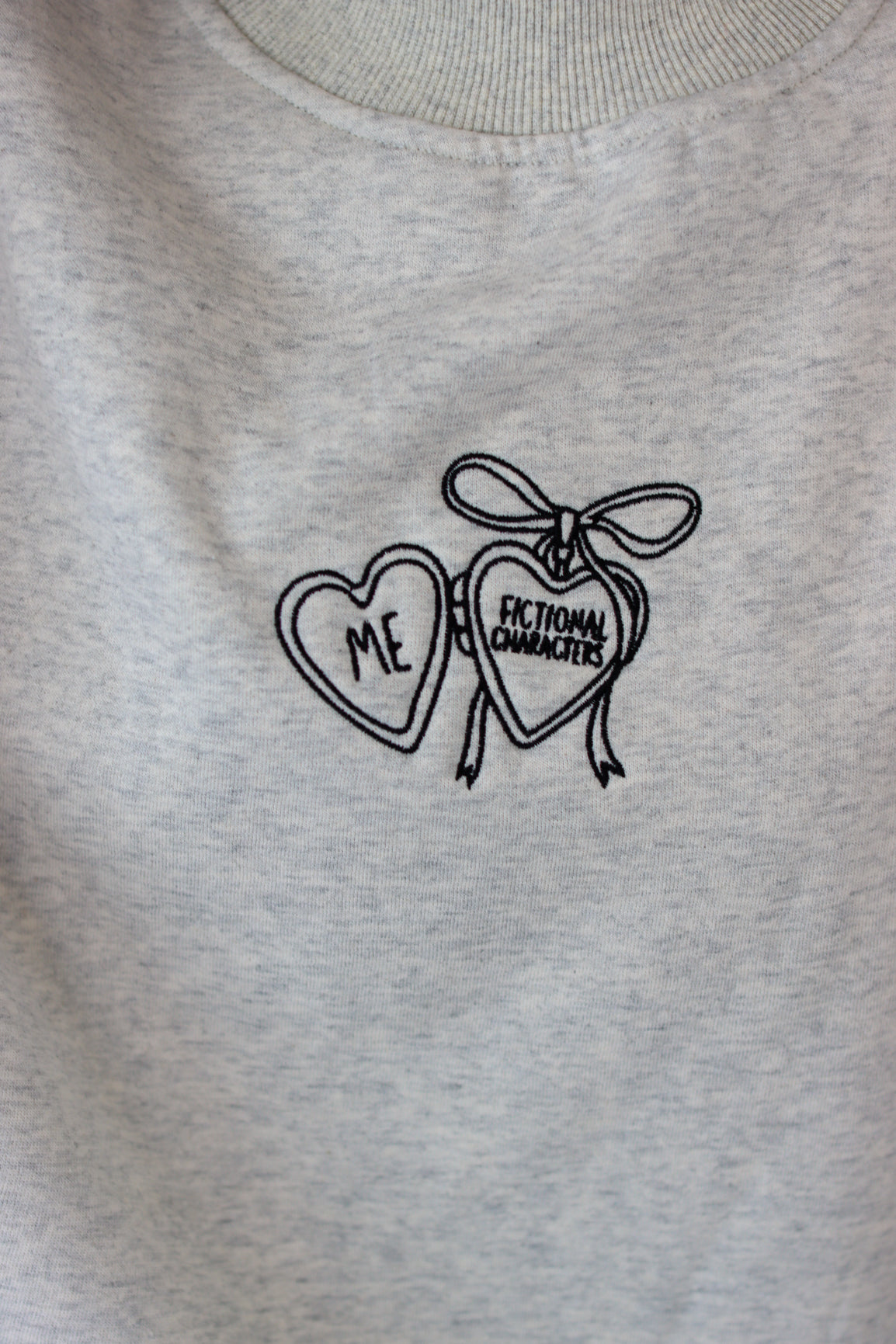 Close up of embroidery design 