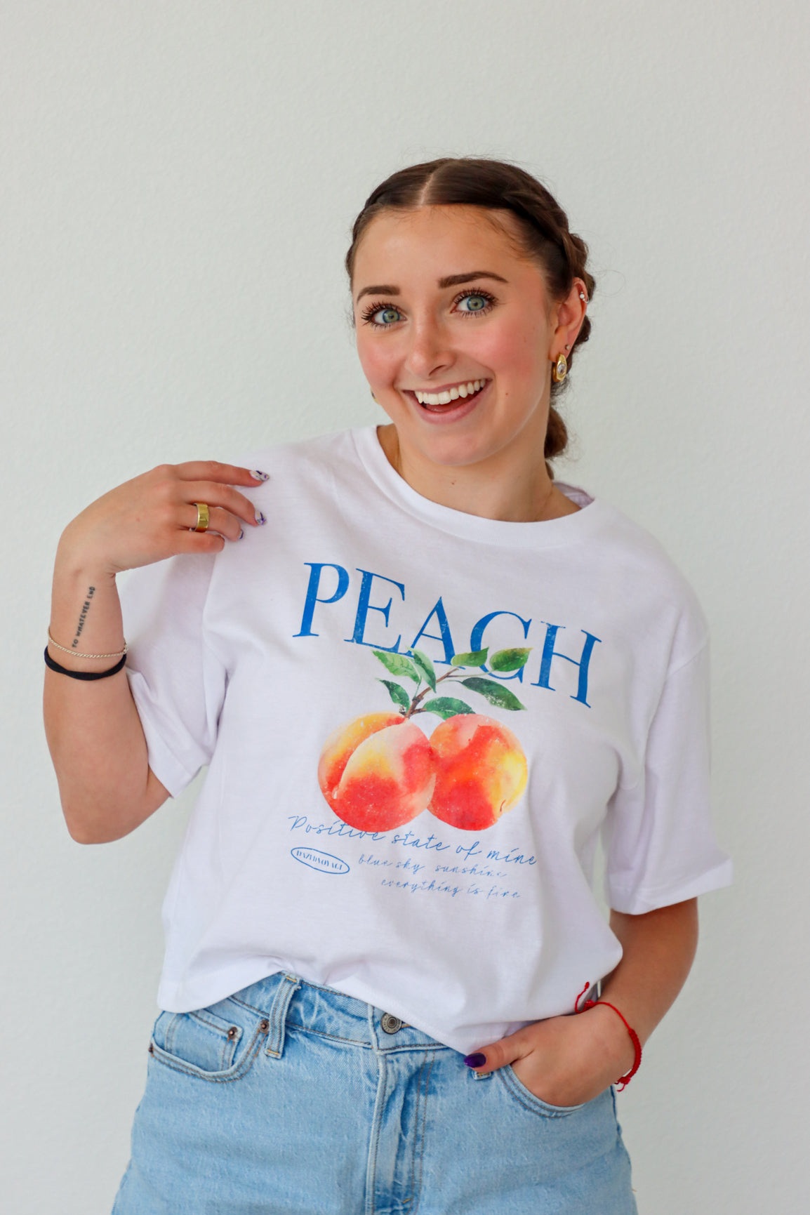 Georgia Peach Tee – Lash Next Door