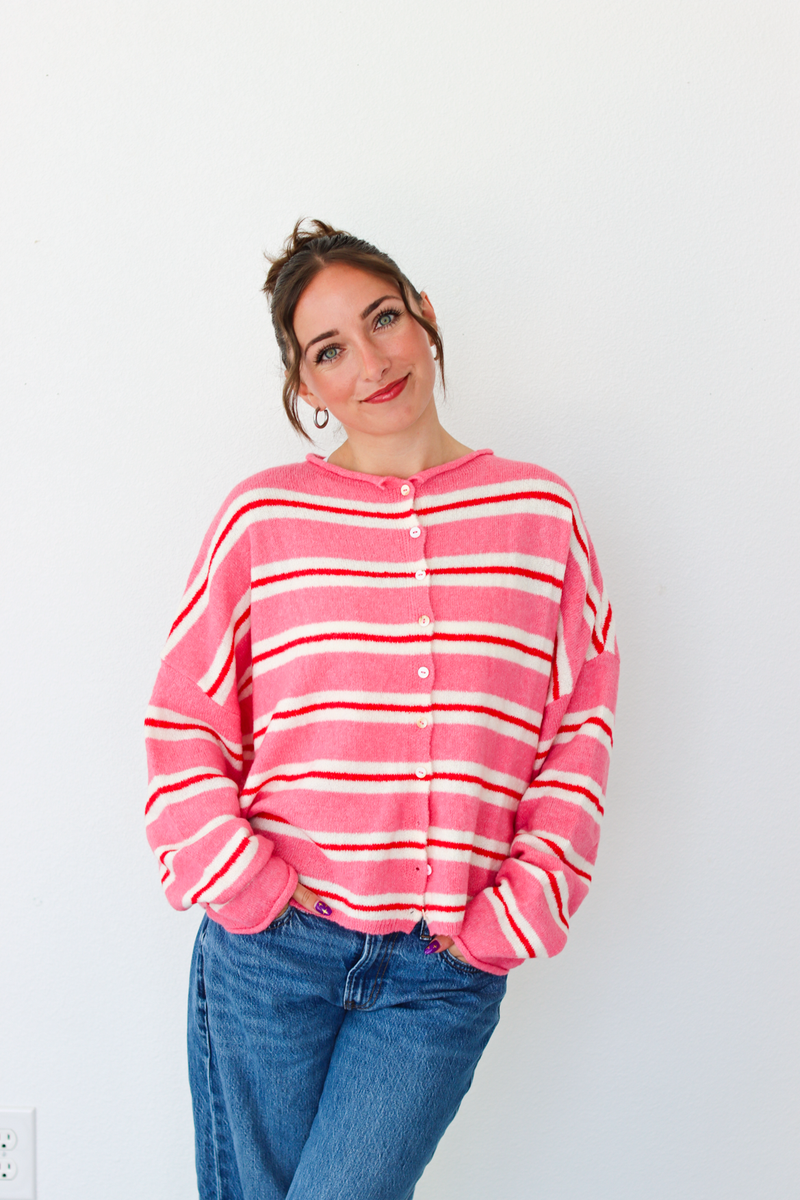 トップス FOOTSIES CARDIGAN Novel Threads Cardigan – Lash Next Door