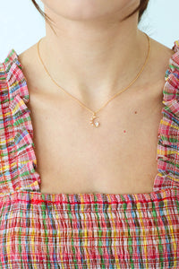 gold moon & stars necklace