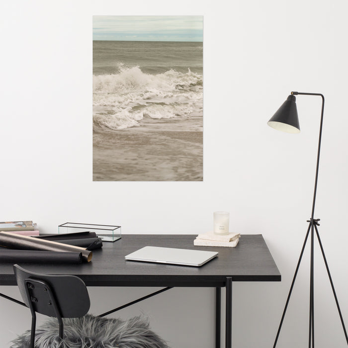 crashing waves print