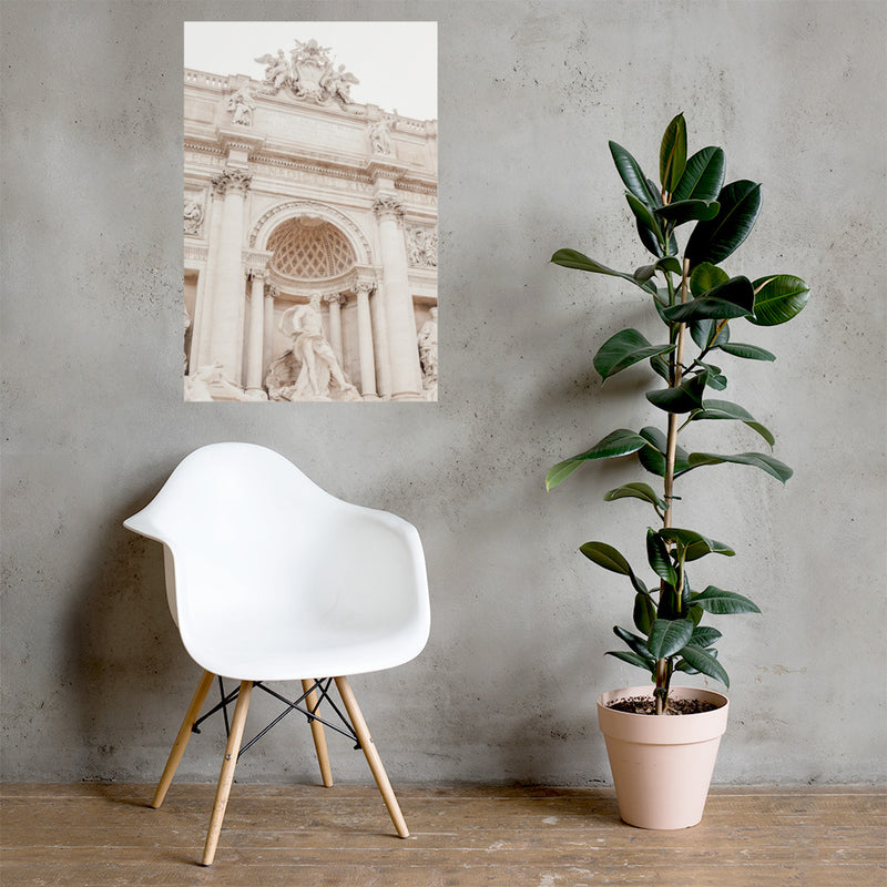 trevi fountain print