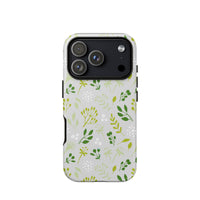 Phone case with floral pattern on a white background