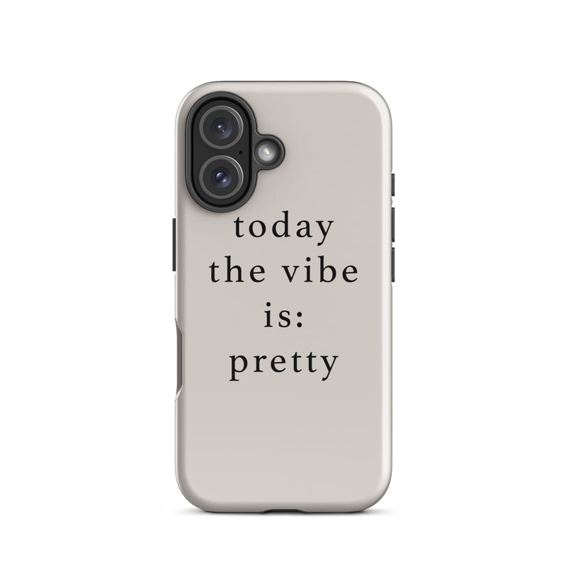 the vibe is pretty iphone 16 case