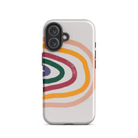 sideways rainbow iphone 16 case