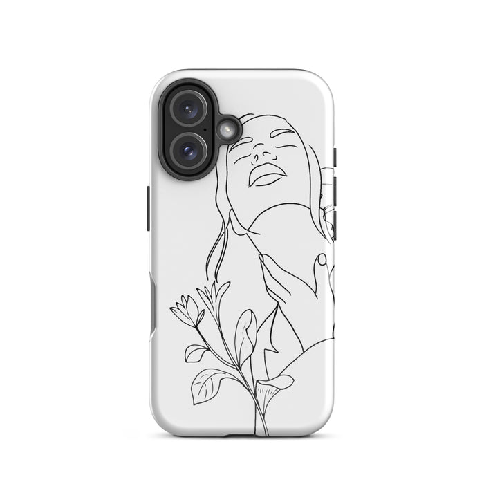 ethereal woman iphone 16 case