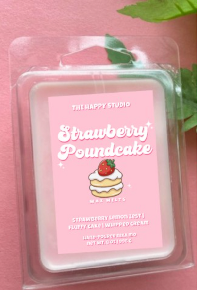 strawberry pound cake wax melt