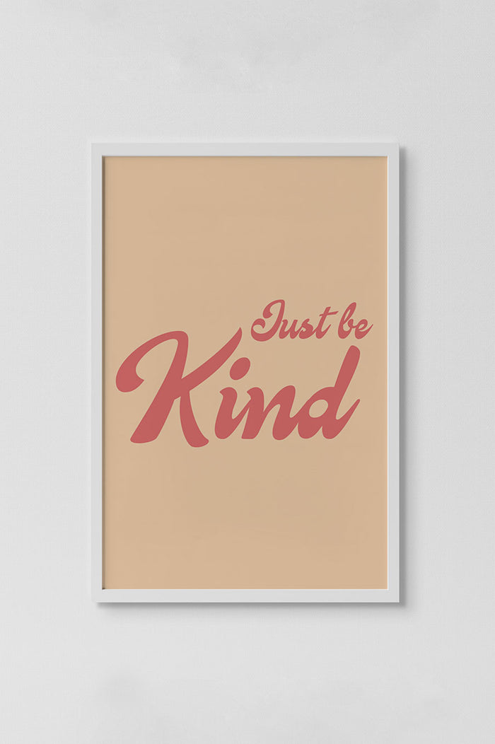 just be kind print