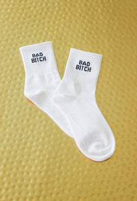 bad bitch crew socks