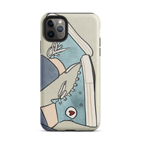 Iphone case with tennis shoes