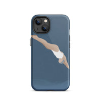 Iphone case with a girl diving