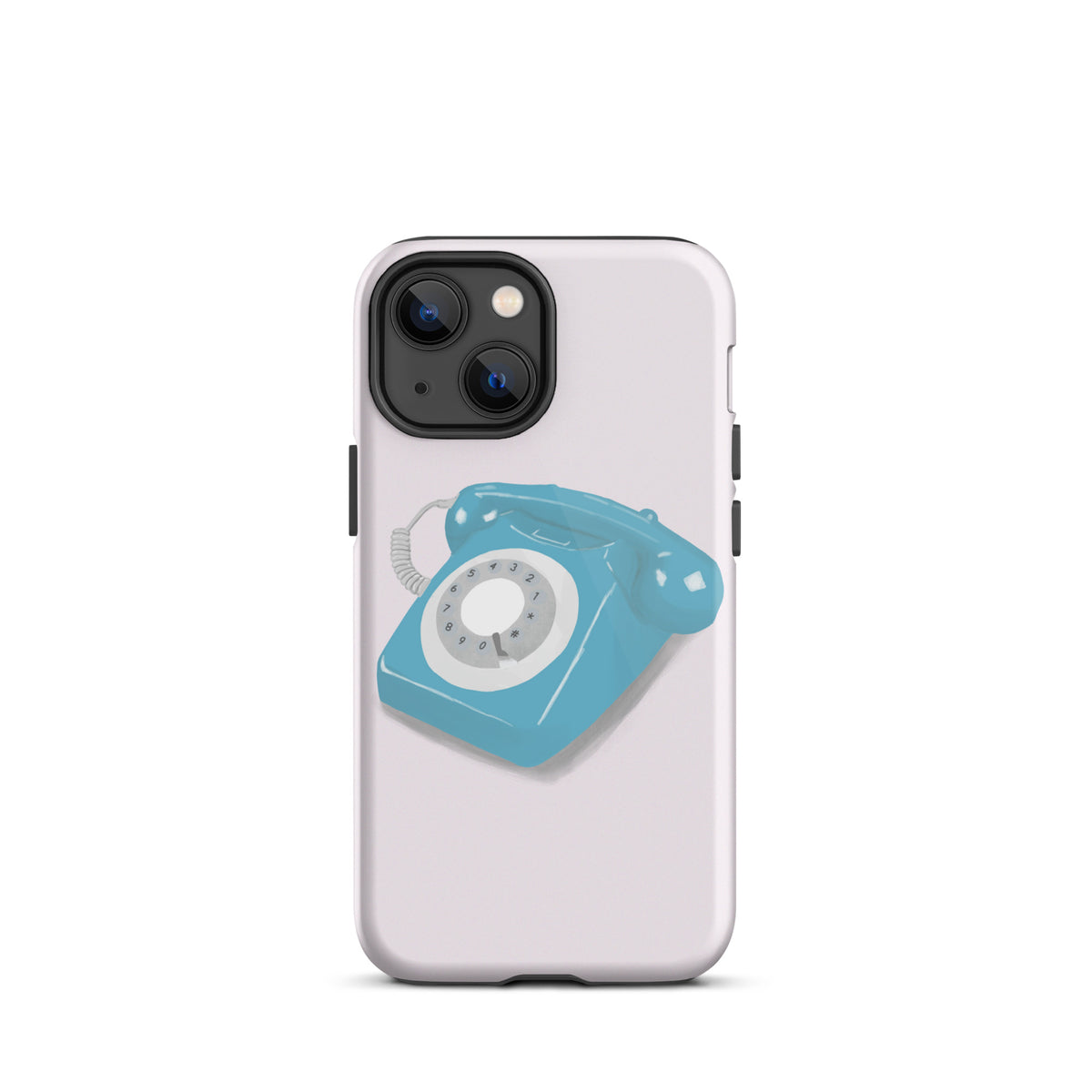 Blue phone iPhone case