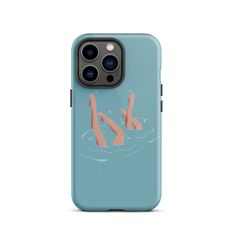 Synchronized swimming iphone case