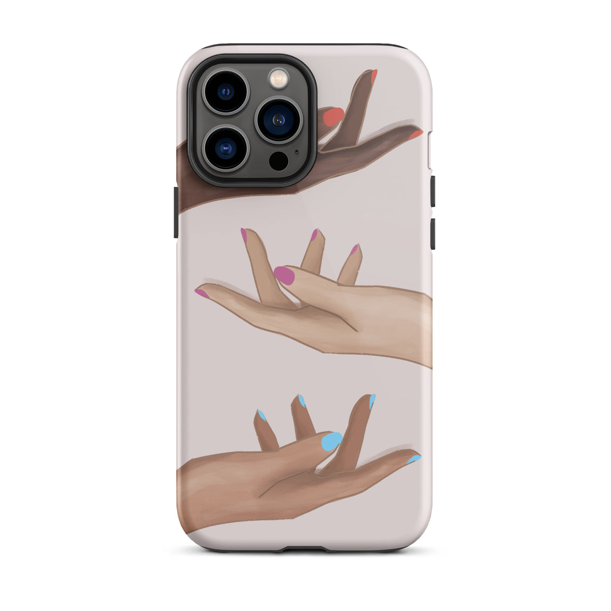three hands iphone case