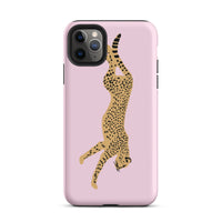 Iphone 11 pro max cheetah pink phone case matte