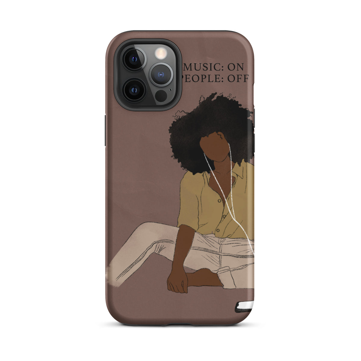 Music on people off iphone case 