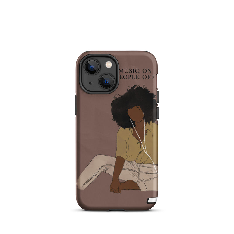Music on people off iphone case 